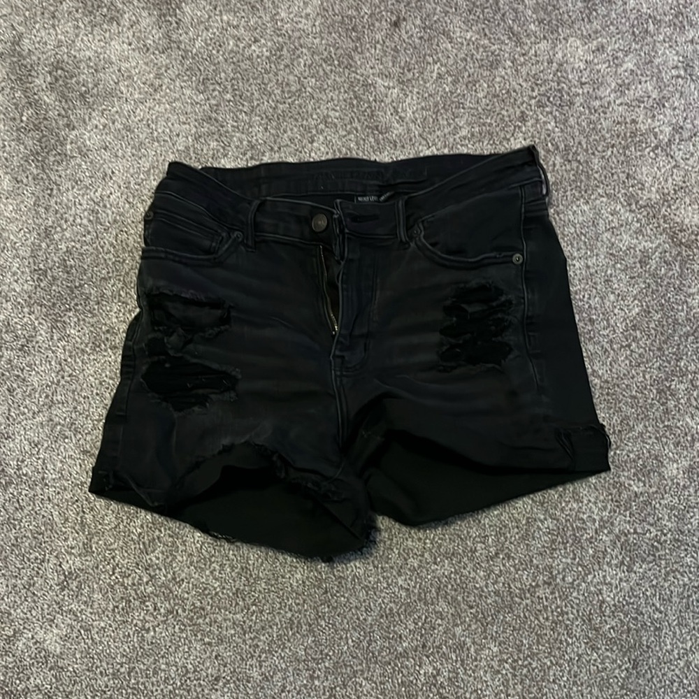 American Eagle black Jean shorts